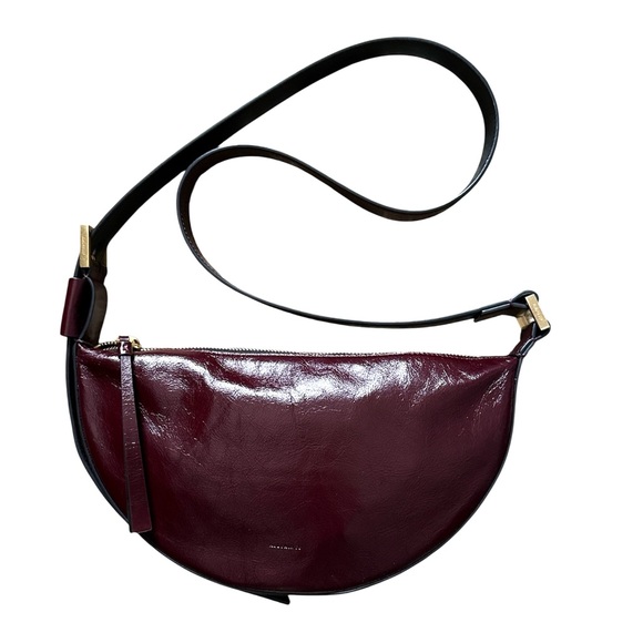 All Saints Handbags - All Saints Burgundy Crossbody Bag
